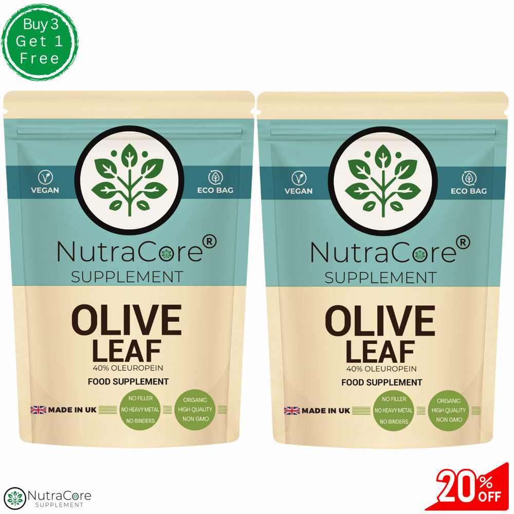 Olive Leaf Extract Caps-5500mg(40% Oleuropein)-Weight Control & Immunity-180Caps