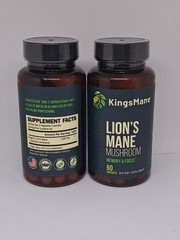 X2 Kings Mane Lions Mane Mushroom EXP 08/2026