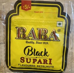 Baba Black Supari Mouth Freshener Flavored Betelnuts (pack of 12)