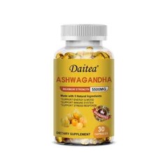 Ashwagandh High Strength 3000MG Contains 5 Natural Ingredients 30/60/120Capsules