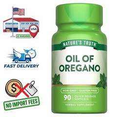 Oil of Oregano Extract 4000mg | Natural Carvacrol Supplement | 90 Softgels