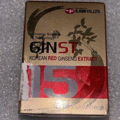 GINST 15 Korean Red Ginseng Extract 100g (3.5274 oz) NIB