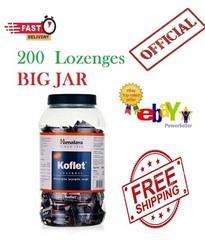 Himalaya Koflet 200 Lozenges (1 JAR) Cough COLD Mucosal Irritation SORE THROAT
