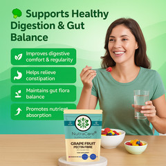 Grapefruit Pectin Fibre 600mg CAPS-(85% Soluble fibre)-Constipation-90Caps