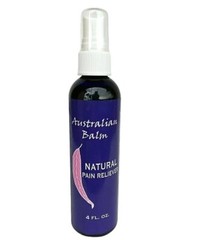 NATURAL PAIN RELIEVER. AUSTRALIAN BALM 4 oz.+ RESPIRATORY PROBLEM