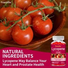 Lycopene Softgels 40mg High Protency Heart & Prostate Health Support