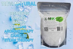 Pure Organic Menthol Crystals 1 LB – 100% Natural Mint Flavor, Resealable Bag