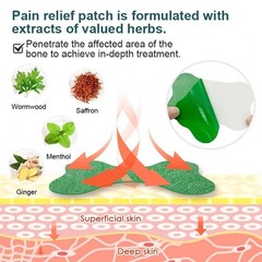 12pc Lumbar Vertebra Plaster Back Waist Sticker Joint Pain Relief Patches