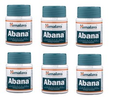 (6 Pack) Himalaya ABANA 60 Tabs Each Reduces Cholesterol