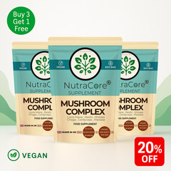 Mushroom Complex Caps-(Lions Mane,Reishi,Shitake,Chaga,Cordyceps,Maitake)-90Caps