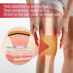 40pcs Capsicum Plaster Hot Muscle Strain Back Pain Relieving Patch Max Strength