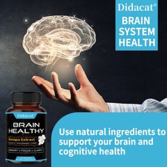 Nootropic Brain Health Supplement, Memory and Focus Support, Bacopa Extract