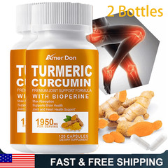 Turmeric Curcumin 95% 1950mg with BioPerine Black Pepper Extract Highest Potency