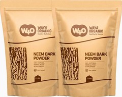 Neem Bark Powder 16 Oz (1 lb) – Dental and Digestion Support (Pack of 2)