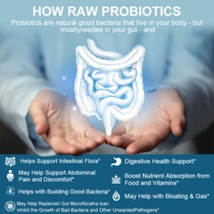 Digestive Enzymes Prebiotic & Probiotics Gas, Bloating Relief Digestive Health