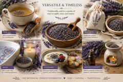 Lavender Flower Buds Dried Natural Ultra Grade 28.3g Bag Kosher USDA Organic