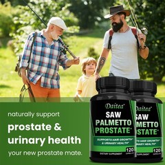 Saw Palmetto Helps with Prostate Health Reduces Urinary Frequency Urgency 120CT
