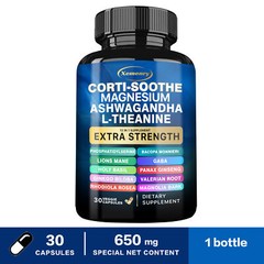Corti-soothe Magnesium Ashwagandha L-theanine – Relieve Stress, Adrenal Support