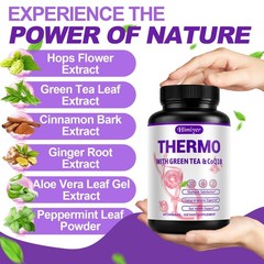 5 Bottles Himiyer Thermo Green Tea CoQ10 Digest Support 300ct
