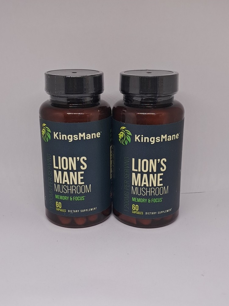 X2 Kings Mane Lions Mane Mushroom EXP 08/2026