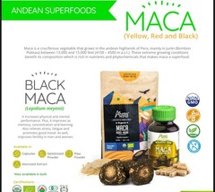 Organic Black Maca Powder | Gelatinized Peruvian Root | Pure, Vegan, Non‑GMO |