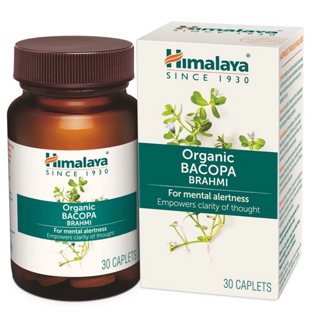 Himalaya Organic Brahmi (Mind Wellness) (Improve Alterness) 30 Caplet