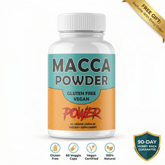 MACCA CAPSULES – Energy Stamina Libido Hormone Balance Support Vegan – 60 Caps