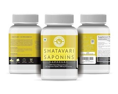 Holy Natural Shatavari Saponins Capsules, 120 Capsules E205