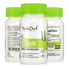 Organic Cissus Quadrangularis Capsules Bone Strength Supplements Osteoporosis