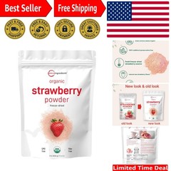 Organic Strawberry Powder, 1Lb – Nutrient Dense for Drinks & Recipes