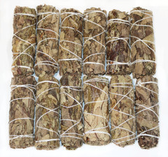 Black Sage Mugwort Smudge Sticks 4 Inch Bulk at Wholesale for Energy Cleansing