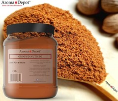 2lb Ground Nutmeg 100% Pure Natural Myristicaceae Nuez Moscada Powder JAR