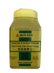 SUN TEN – Tang-kuei & Arctium Formula, Xiao Feng San, 消風散變方, 100 gm Granule