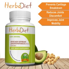 Avocado Soybean Unsaponifiables (ASU) 35% Phytosterols Capsules Osteoarthritis