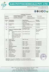 Titrated Extract of Centella Asiatica (TECA) 95% Triterpene Powder NO FILLERS
