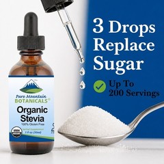 Best Liquid Stevia Without Erythritol? Pure Mountain Botanicals Organic Stevia