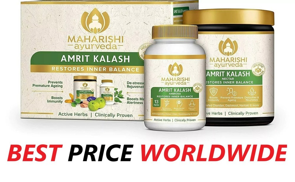 MAHARISHI AMRIT KALASH Combo Pack LONG EXPIRY – FREE SHIPPING