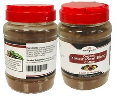Coffee Alternative Made of 7 Organic Mushroom Coffee Blend, Coffee Substitute