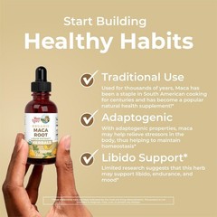 New Maca Root Drop Bottle