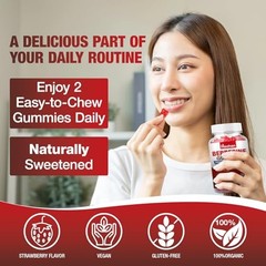 Haohan Berberine Gummies, 1500mg High Potency Berberine HCl, Ceylon Cinnamon,