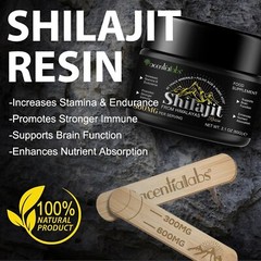 Pure 100% Himalayan Shilajit, Soft Resin, Organic, Extremely Potent, Fulvic Acid