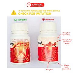 2 Pack Nu-Prep® MAN Increase Men’s Energy Vitality Strength and Stamina 120 sac