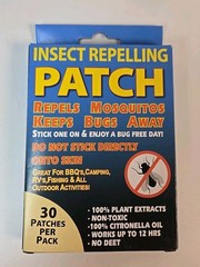 Insect Repelling Patch – 100% Citronella Oil, Pure Natural Plant Extract – Set 4