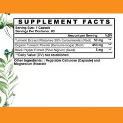 Vegan Turmeric with Black Pepper + 10 Day Happy Colon Cleanse (2PK)