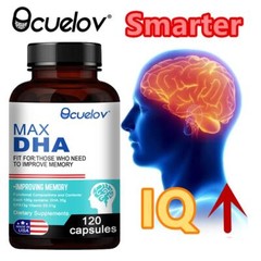 Max DHA Contains EPA ,Supports Healthy Brain,lmproving Memory 130/60/120Softgels