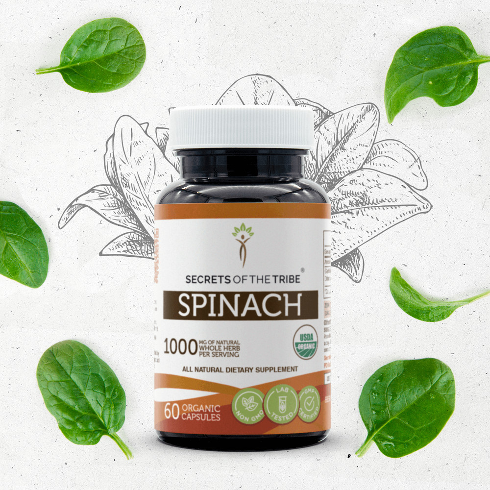 Secrets Of The Tribe Spinach Capsules, 500 mg