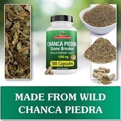 Chanca Piedra 180 Capsules Stone Breaker Kidney Supplement All-Natural