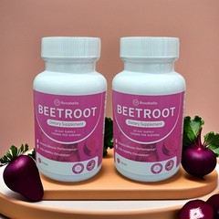 2Pcs Organic Rosabella Beet Root Natural Energy Boost Blood Pressure 60 Capsules