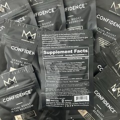CONFIDENCE-Acting Male Performance Natural Supplement, Made In USA 4 Pills