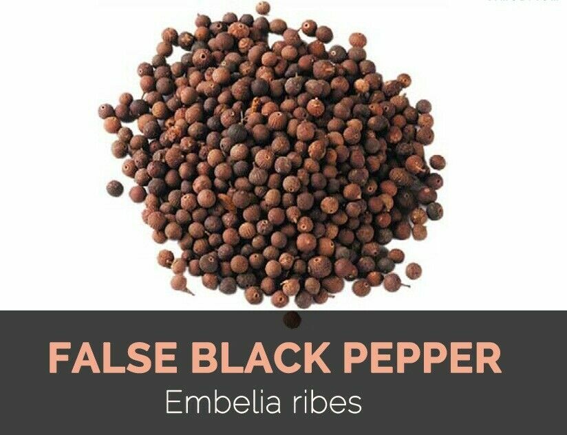 Vidanga False Pepper, Embelia Ribes, WHOLE Helps in skin disease FREE SHIP 250gm
